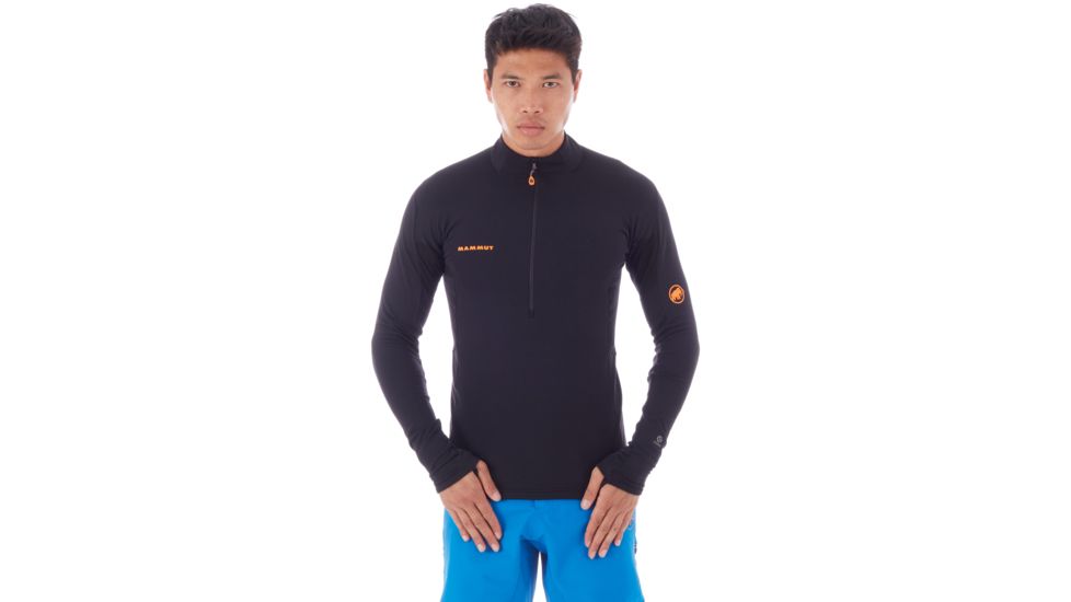 Mammut Moench Advanced Half Zip Longsleeve 2019 - Mens, Black, Small, 1041-09890-0001-113
