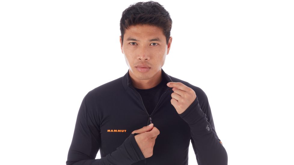 Mammut Moench Advanced Half Zip Longsleeve 2019 - Mens, Black, Small, 1041-09890-0001-113