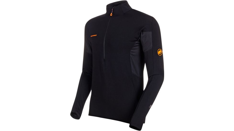 Mammut Moench Advanced Half Zip Longsleeve 2019 - Mens, Black, Small, 1041-09890-0001-113