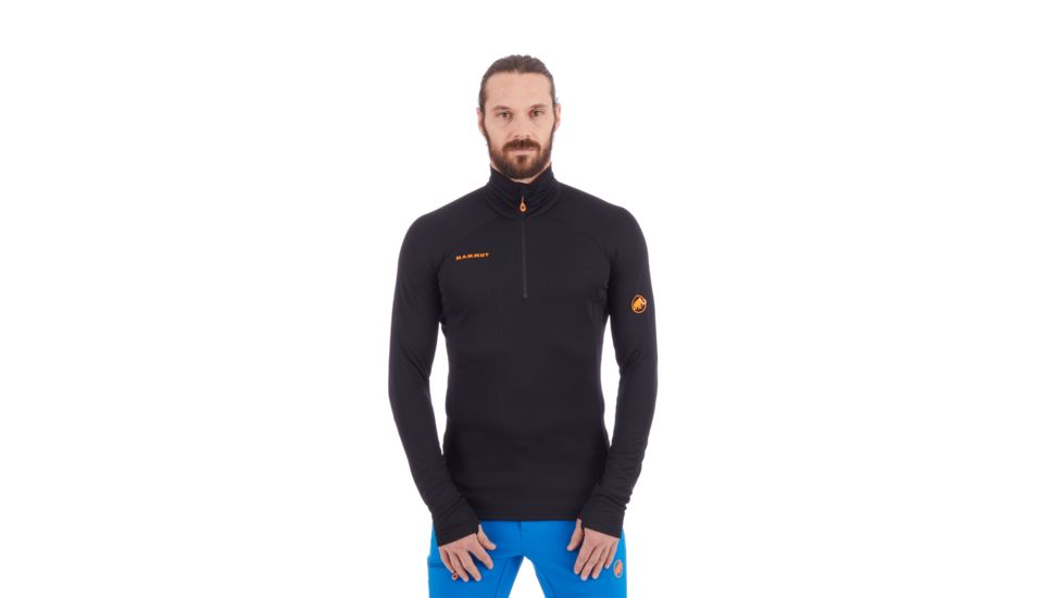 Mammut Moench Advanced Half Zip Longsleeve - Men's, Black, Extra Large 1041-09890-0001-116