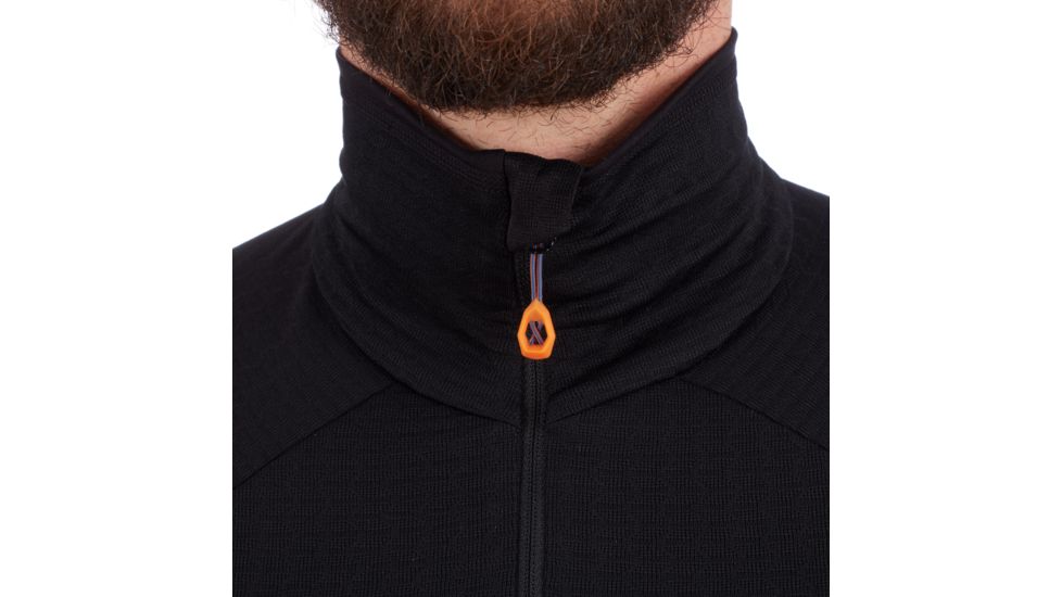 Mammut Moench Advanced Half Zip Longsleeve - Men's, Black, Extra Large 1041-09890-0001-116