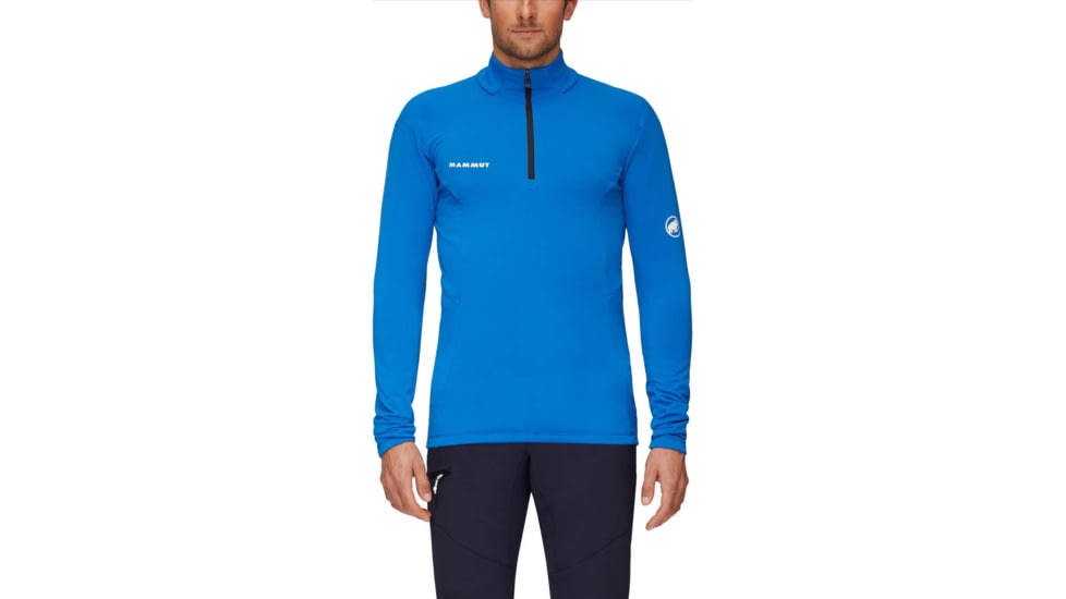 Mammut Moench Advanced Half Zip Longsleeve - Mens, Azurit, Large, 1016-00850-50381-115