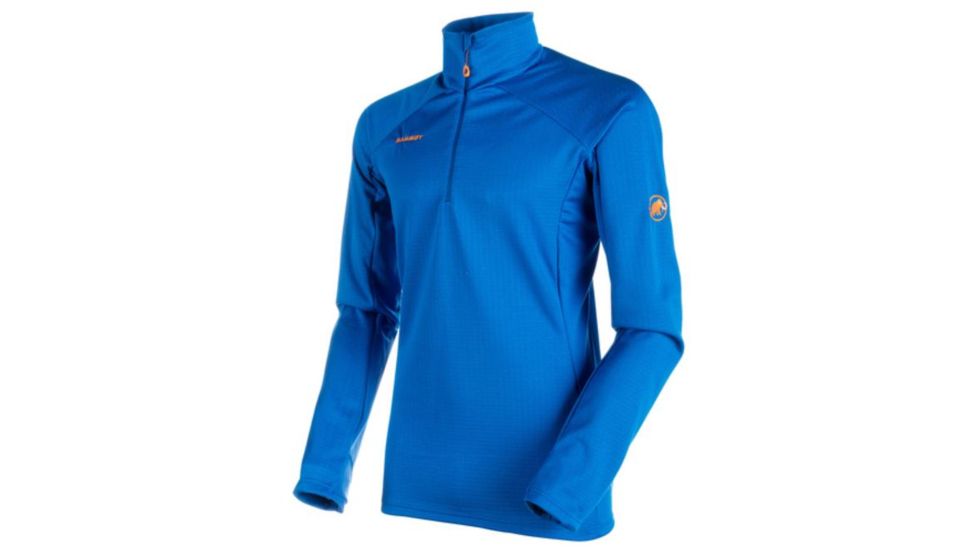 Mammut Moench Advanced Half Zip Longsleeve Shirt, Ice, Large, 1041-09890-5072-115