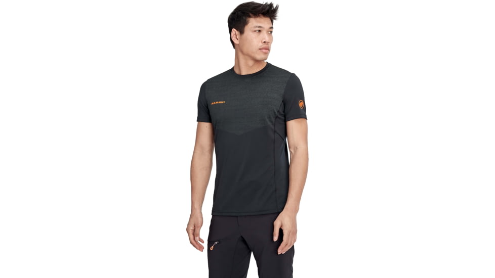 Mammut Moench Light T-Shirt - Mens, Black/Black, Extra Large, 1017-00050-0052-116