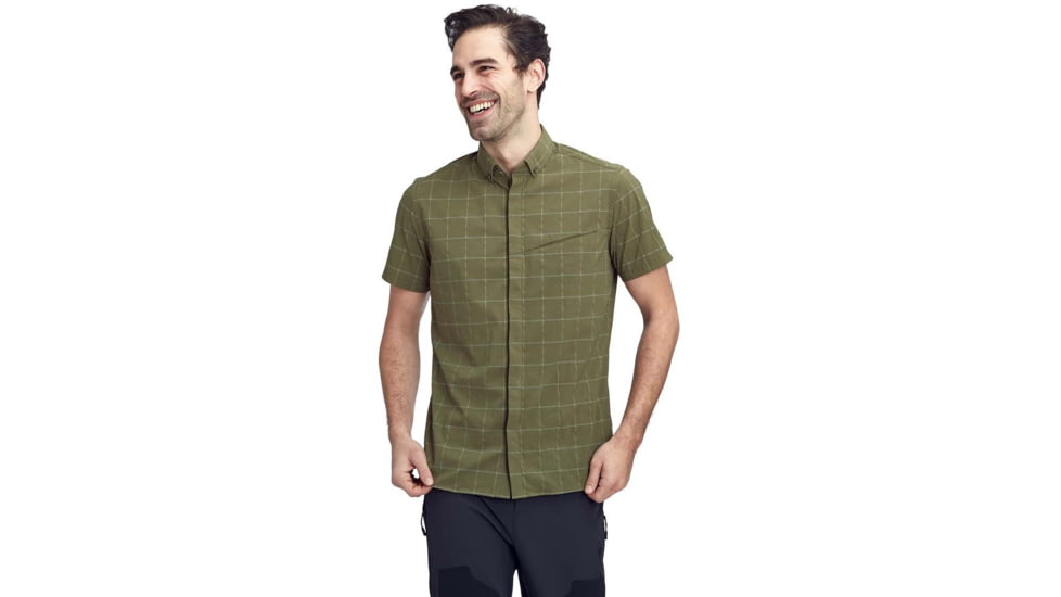 Mammut Mountain Shirt - Mens, Iguana/Olive, Medium, 1015-00361-40129-114