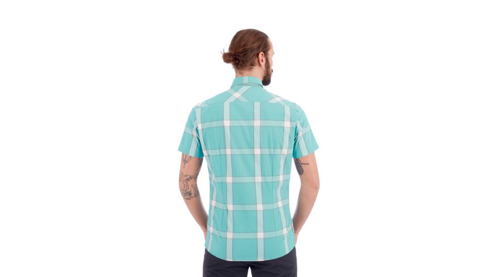 Mammut Mountain Shirt - Mens, Waters/Bright White/Titanium, 2XL, 1015-00360-50237-117