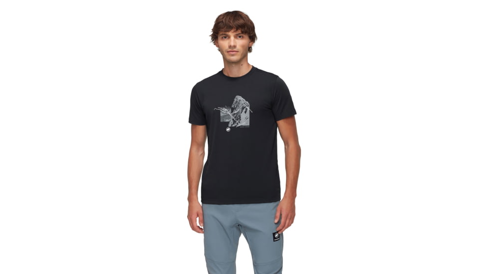 Mammut Mountain T-Shirt 4208m - Mens, Black, L, 1017-06500-0001-115
