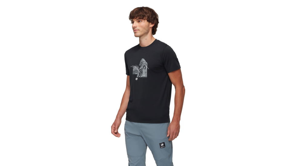 Mammut Mountain T-Shirt 4208m - Mens, Black, L, 1017-06500-0001-115