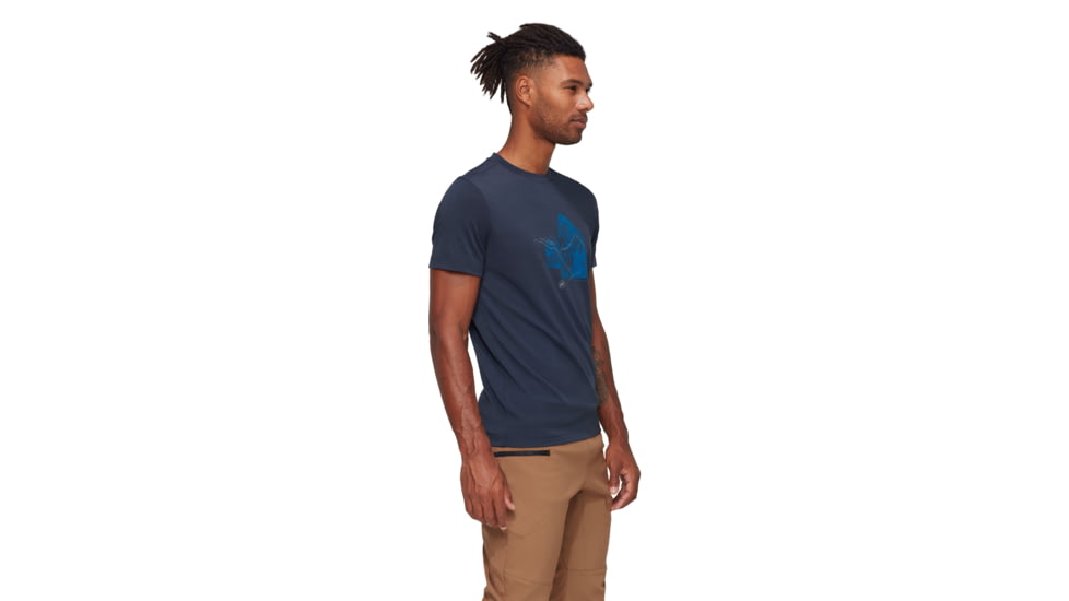 Mammut Mountain T-Shirt 4208m - Mens, Marine, L, 1017-06500-5118-115