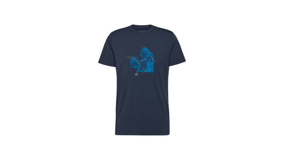Mammut Mountain T-Shirt 4208m - Mens, Marine, L, 1017-06500-5118-115