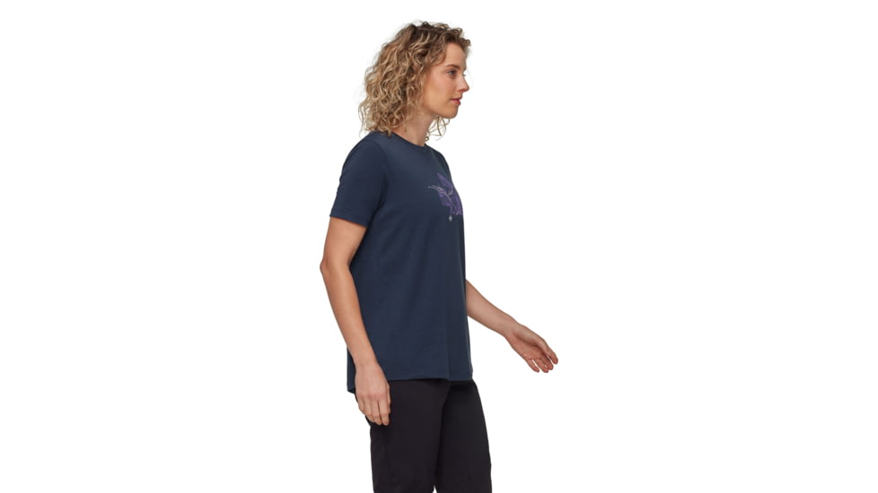 Mammut Mountain T-Shirt 4208m - Womens, Marine, M, 1017-06520-5118-114