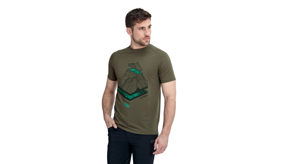 Mammut Mountain T-Shirt - Mens, Iguana, Extra Large, 1017-09845-4584-116