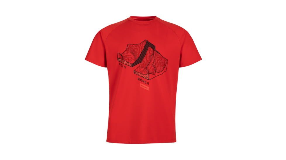 Mammut Mountain T-Shirt - Mens, Magma, Small, 1017-09845-3465-113