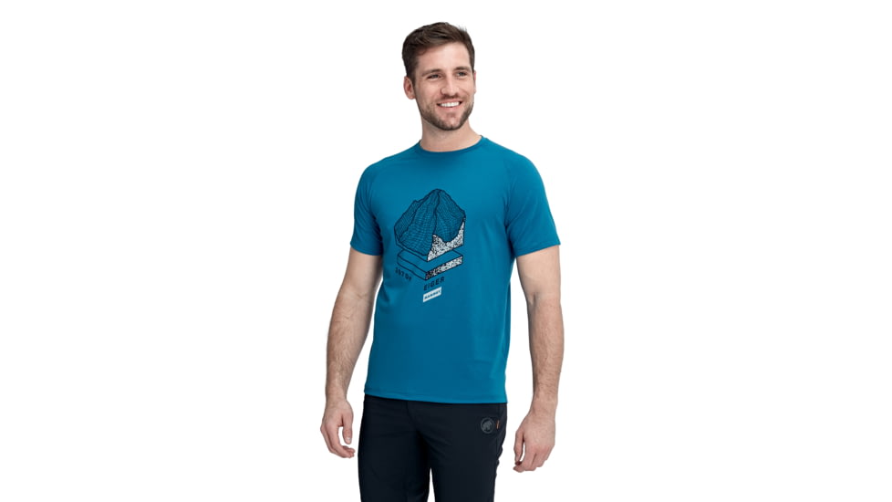 Mammut Mountain T-Shirt - Mens, Sapphire, Large, 1017-09845-50226-115