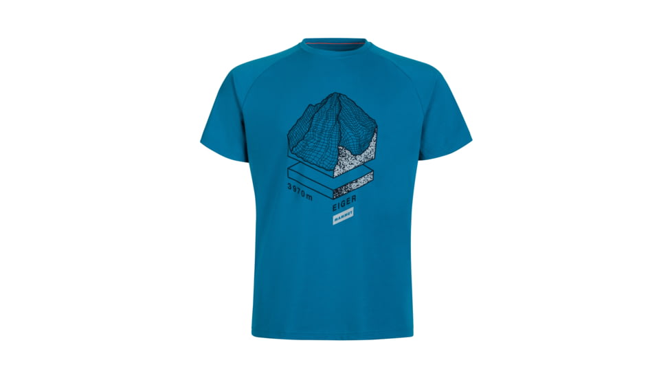 Mammut Mountain T-Shirt - Mens, Sapphire, Large, 1017-09845-50226-115