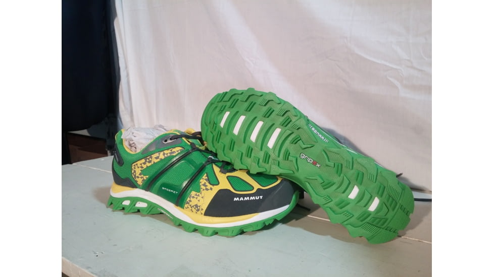 Mammut MTR 141 GTX Trail Running Shoe - Men's-Dark Spring/Sunglow-9.5 US