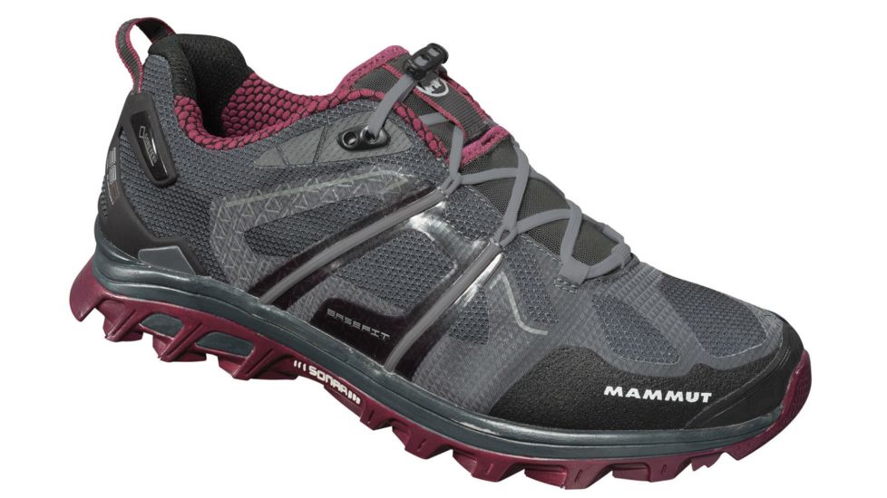 Mammut MTR 141 GTX Trail Running Shoe - Women's-Graphite/Scarlet-Medium-10 US