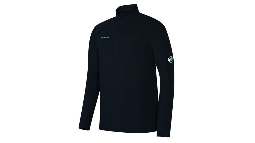 MTR 141 Half Zip Longsleeve Tee - Mens-Black-Small
