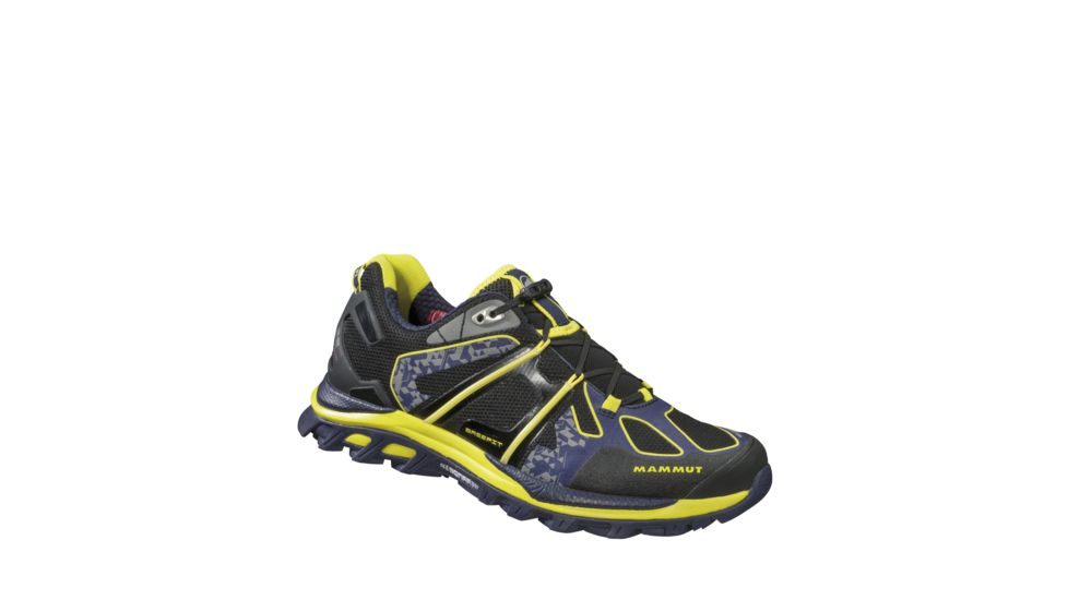 Mammut MTR 141 Low Trail Running Shoe-Men's-US 9.5-Black/Sunglow