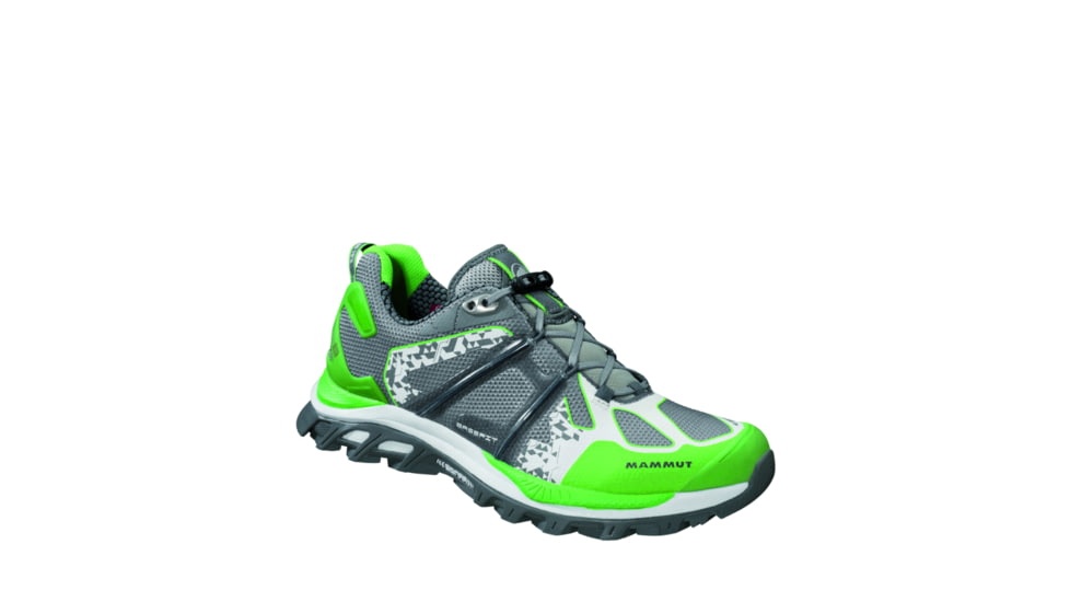 Mammut MTR 141 Low Trail Running Shoe-Women's-US 7-Light Grey/Dark Spring