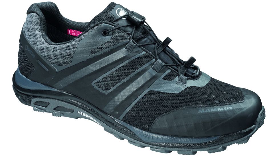 Mammut MTR 141 Pro Low GTX Trail Running Shoe - Men's-Black/Graphite-8.5-Medium