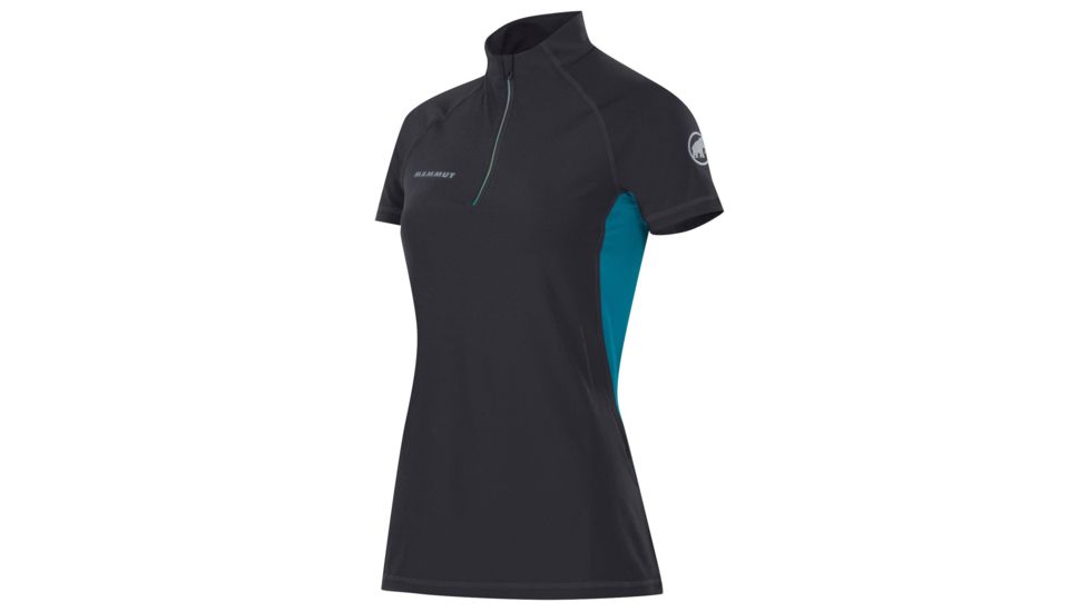 Mammut MTR 141 Zip T-Shirt - Womens-Shadow/Pacific-Large