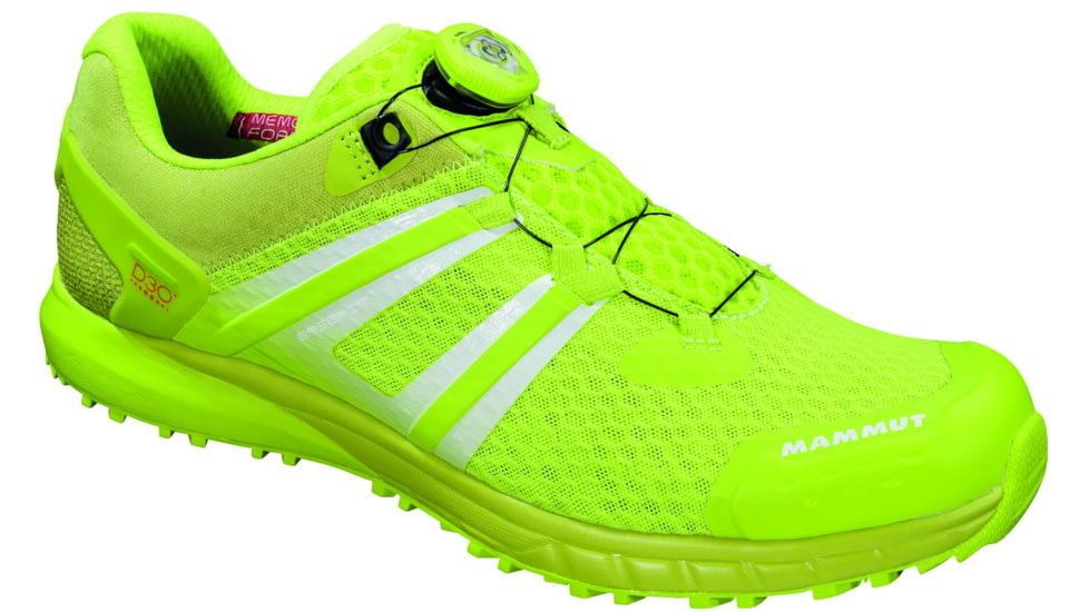 Mammut MTR 201-II Boa Trail Running Shoe - Men's-Limeade/White-12.5-Medium