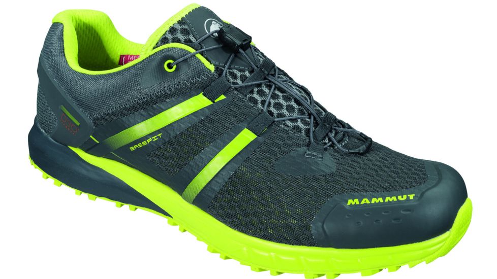 Mammut MTR 201-II Low Trail Running Shoe - Men's-Graphite/Limeade-10-Medium