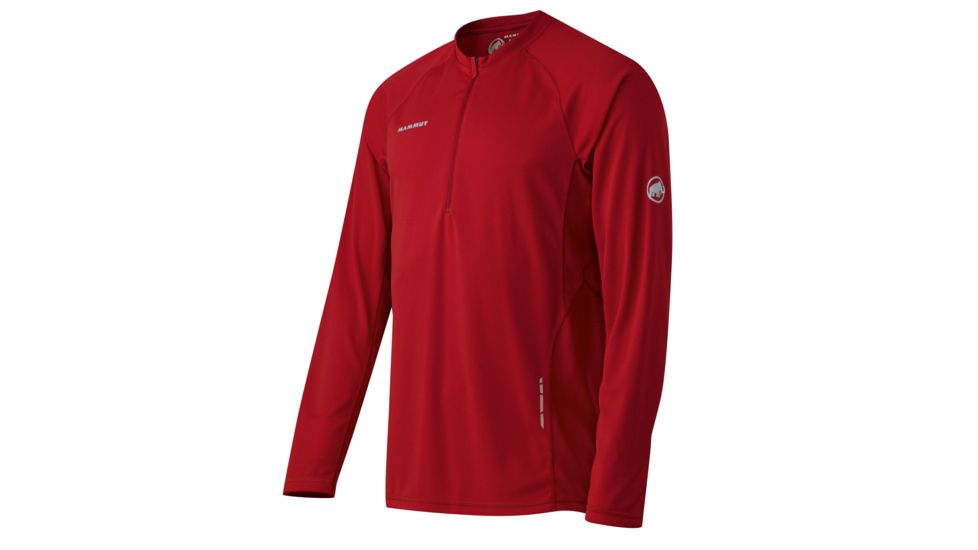 Mammut MTR 201 Longsleeve Zip - Men's-Dark Inferno-X-Small
