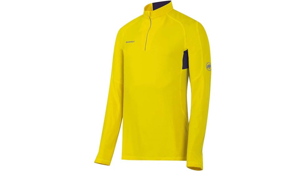Mammut MTR 201 Longsleeve Zip - Men's-Sunglow-Large