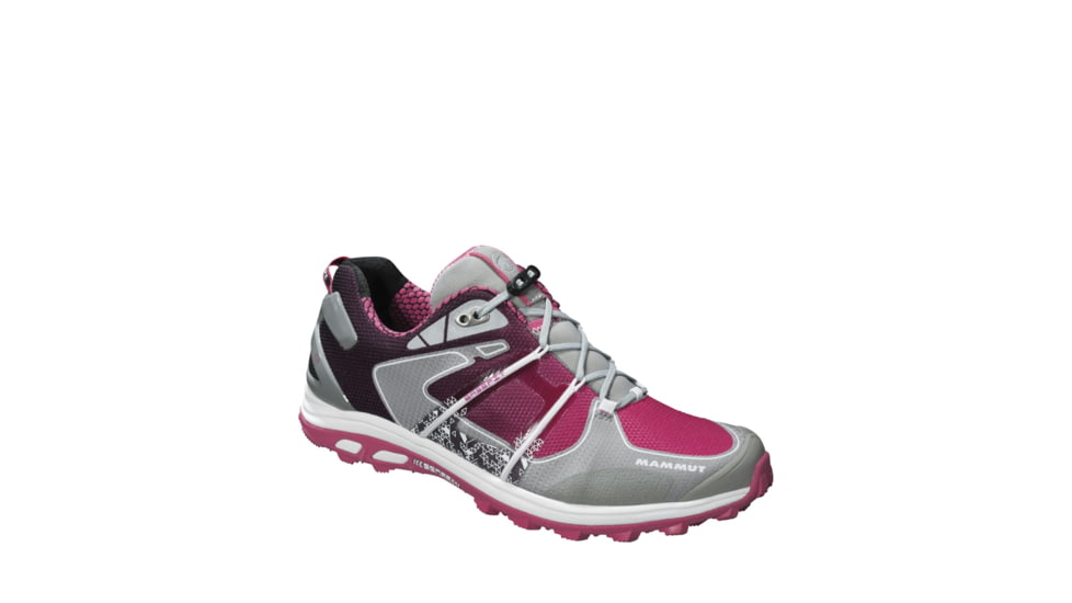 Mammut MTR 201 Pro Low Trail Running Shoe-Women's-US 5.5-Light Grey/Raspberry