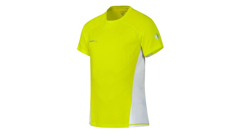 Mammut MTR 201 Pro T-Shirt - Men's-Limeade/White-X-Large