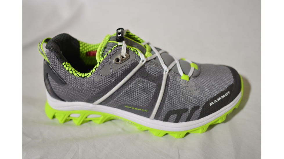 Mammut MTR 201 Trail Running Shoe-Women's-US 7-Neutral Grey/Neon Yellow