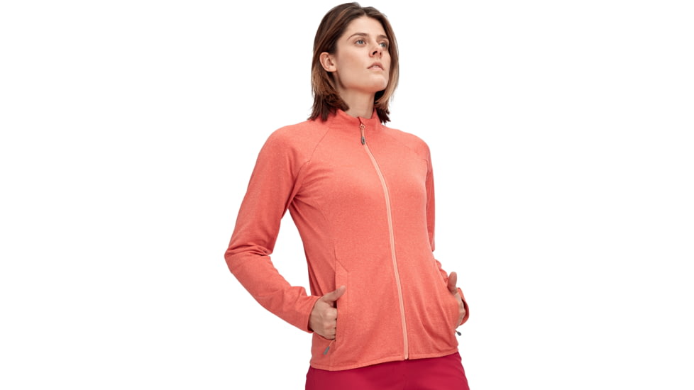 Mammut Nair Midlayer Jacket - Women's, Large, Poinciana Melange, 1014-00830-3615-115