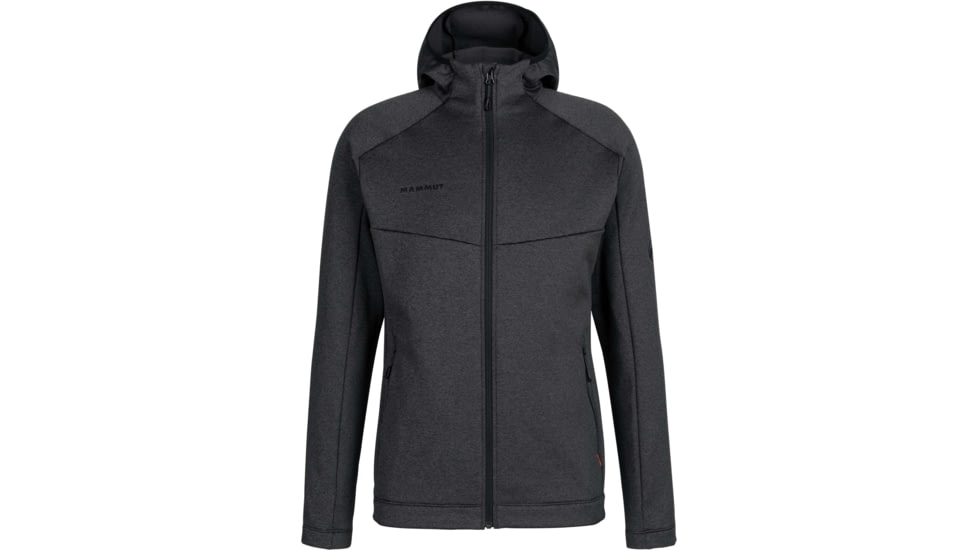 Mammut Nair ML Hooded Jacket - Mens, Black Melange, Large, 1014-00800-0033-115