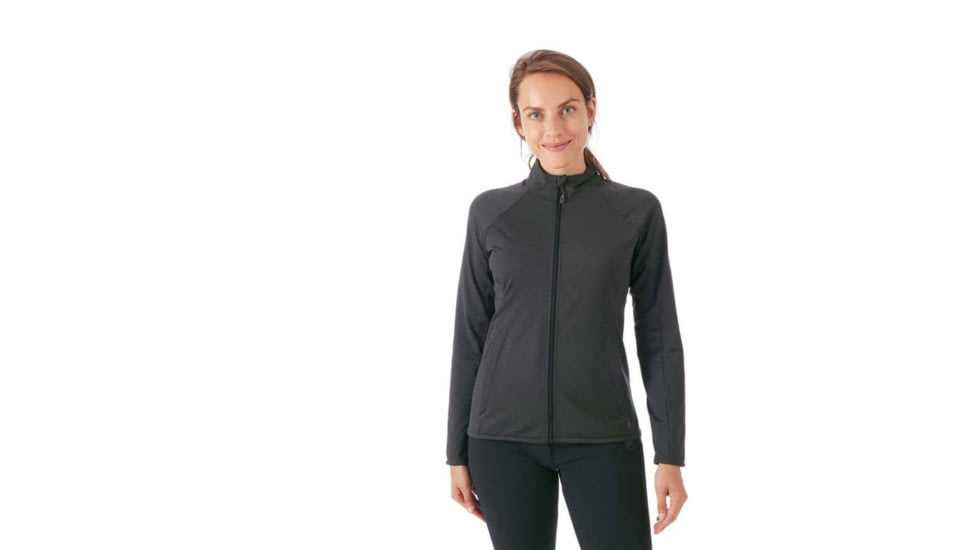 Mammut Nair Midlayer Jacket - Women's, Extra Large, Black Mlange, 1014-00830-0033-116