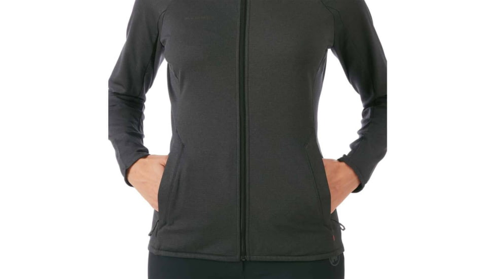 Mammut Nair Midlayer Jacket - Women's, Extra Large, Black Mlange, 1014-00830-0033-116
