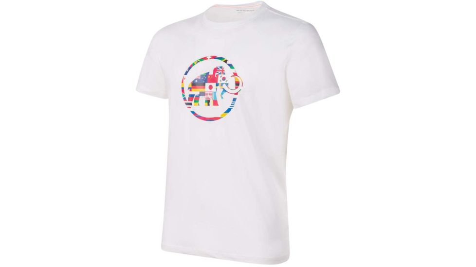 Mammut Nations T-Shirt - Mens, Bright White, Large, 1017-02220-00229-115