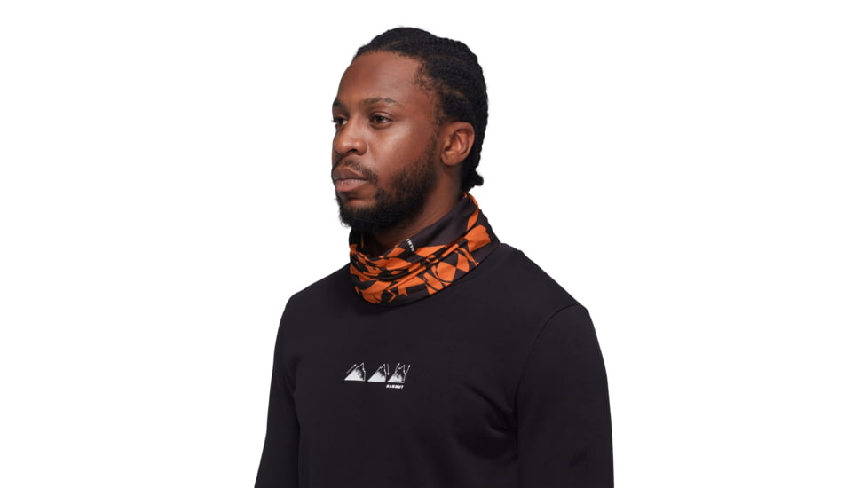 Mammut Neck Gaiter Scrambled, Black-Arumita, one size, 1191-01383-00520-1