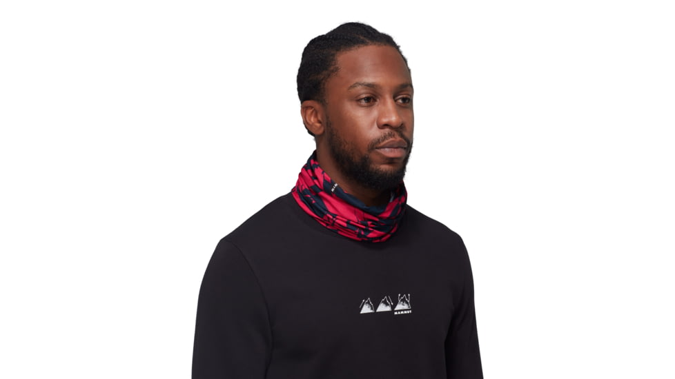 Mammut Neck Gaiter Scrambled, Night-Azalea, one size, 1191-01383-50447-1
