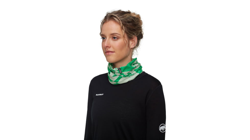 Mammut Neck Gaiter Scrambled, Silver Sage-Pinea, one size, 1191-01383-1302-1