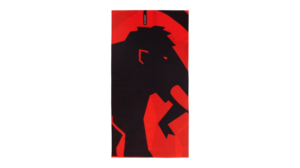 Mammut Neck Gaiter with Logo, Mammut Red-Black, one size, 1191-05817-3777-1