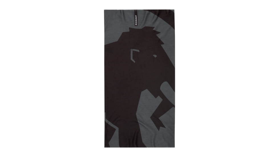 Mammut Neck Gaiter with Logo, Steel-Black, one size, 1191-05817-00722-1