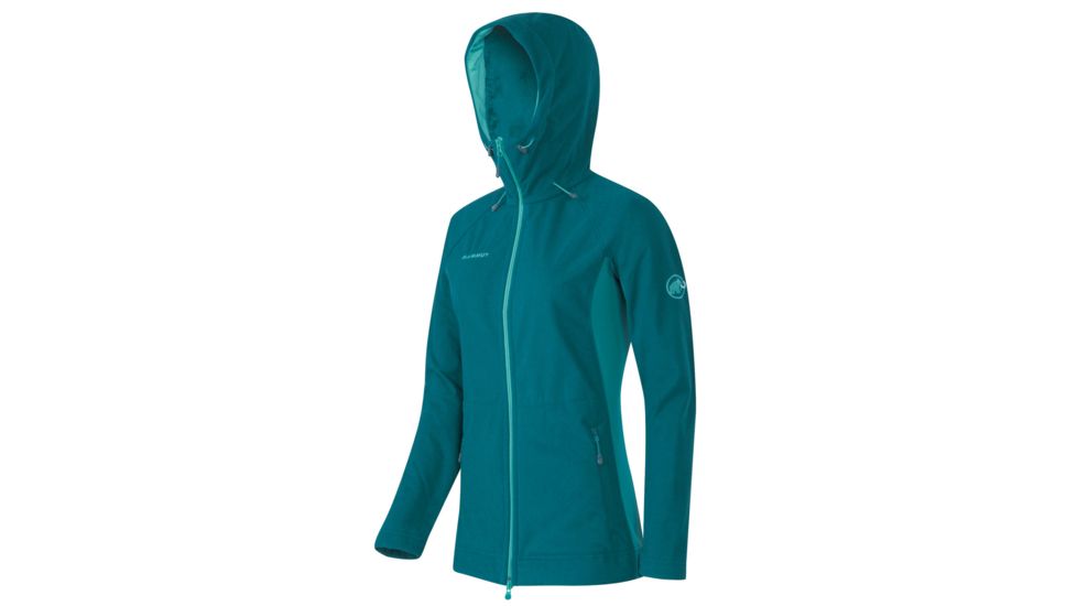 Niva Hooded Midlayer Jacket - Womens-Dark Pacific Melange-Medium