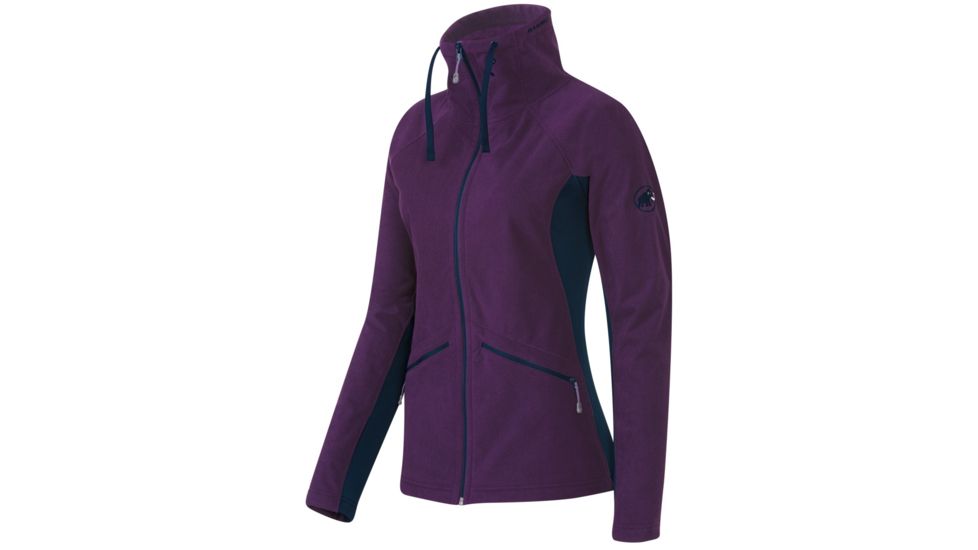 Mammut Niva Midlayer Jacket - Women's-Velvet Melange/Marine-X-Large