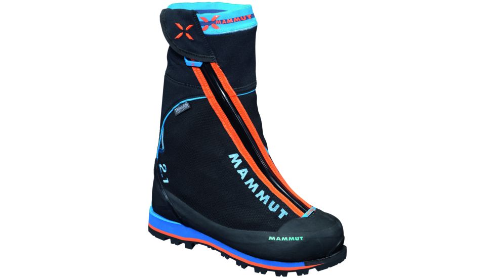 Mammut Nordwand 2.1 High Mountaineering Boot - Men's-Black/Orange-Medium-7.5