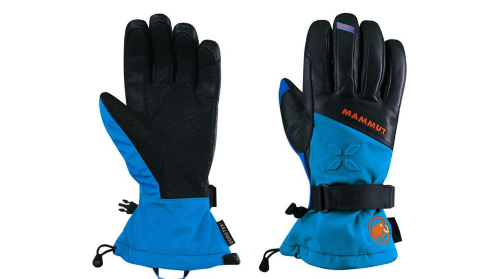 Mammut Nordwand Glove - Men's-Cyan/Black-8