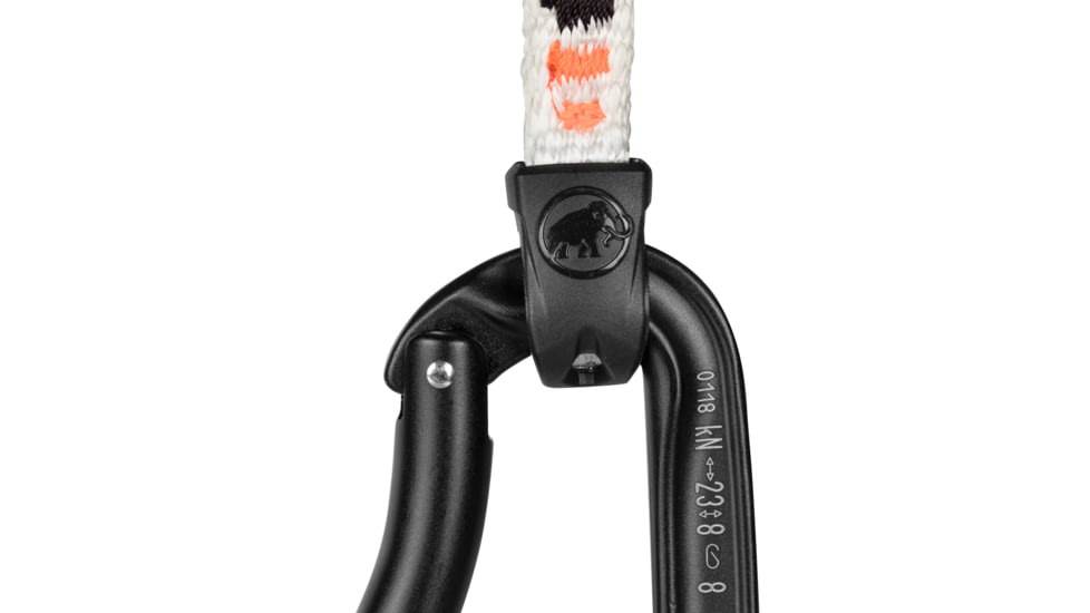 Mammut Nordwand Key Lock Quickdraws - 6 Pack, Straight Gate/Bent Gate, Silver/Black, 15 cm, 2040-01722-31261-15