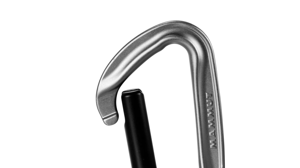 Mammut Nordwand Key Lock Quickdraws - 6 Pack, Straight Gate/Bent Gate, Silver/Black, 15 cm, 2040-01722-31261-15