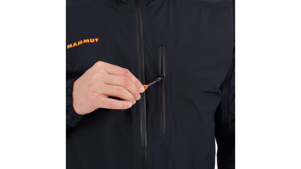 Mammut Nordwand Light HS Hooded Jacket 2019 - Mens, Black, Extra Large, 1010-25951-0001-116